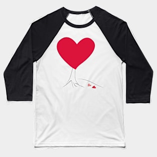 Heart Tree Baseball T-Shirt